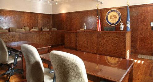 mock courtroom