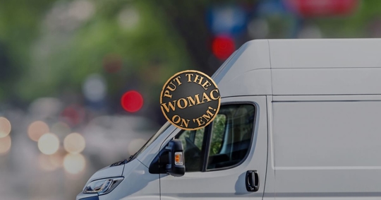 commercial vehicle on street